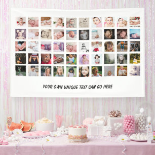 50 Foto Collage einzigartige personalisierte DIY Banner