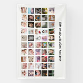 50 Foto Collage einzigartige personalisierte DIY Banner (Vertikal)