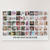 50 Foto Collage einzigartige personalisierte DIY Puzzle (Horizontal)