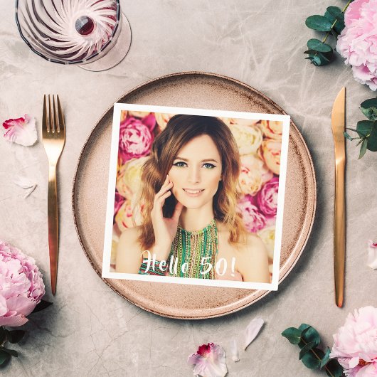 50. Foto Party Serviette