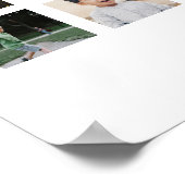 50 FotoCollage Personalisiert Poster (Ecke)