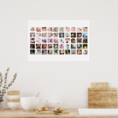 50 FotoCollage Personalisiert Poster (Küche)