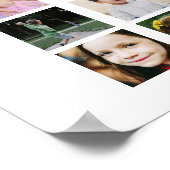 50 FotoCollage Personalisiert Poster (Ecke)