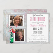 50 Fotos mit fabelhaftem Party Einladung (Vorne/Hinten)