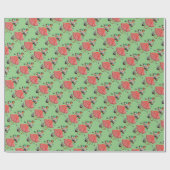 50 Frauen mit Vintagem Geschenkpapier für Hunde (Flach)