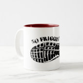 50 Friggin Miles Ultra Running Tread Zweifarbige Tasse (Vorderseite Links)