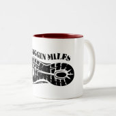50 Friggin Miles Ultra Running Tread Zweifarbige Tasse (VorderseiteRechts)