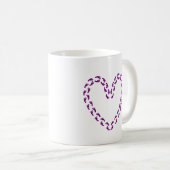 50 Fuß der Liebe-Tasse lila Kaffeetasse (VorderseiteRechts)