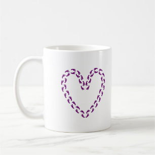 50 Fuß der Liebe-Tasse lila Kaffeetasse