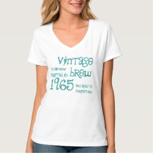50. Geburtstag 1965 oder JEDES Jahr Vintage-Brauer T-Shirt