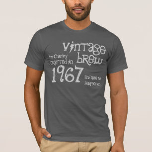 50. Geburtstag 1967 oder JEDES JAHR Vintage Brew G T-Shirt