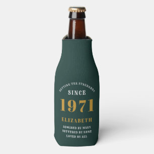 50. Geburtstag 1971 Grünes Gold für ihr Personal Flaschenkühler