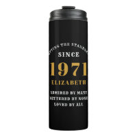 50. Geburtstag 1971 Schwarzes Gold für ihr Persona