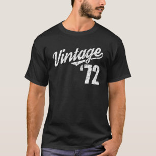 50. Geburtstag 1972 Vintager Tag 50 Jahre Ol T-Shirt