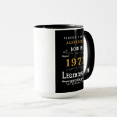 50. Geburtstag 1973 Vintag gestalten Tasse (VorderseiteRechts)
