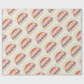 50. Geburtstag 1973 vollendet Geschenkpapier (Flach)