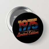 50. Geburtstag 1975 Limited Edition Button (Vorne & Hinten)