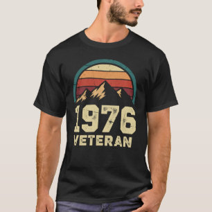 50. Geburtstag 1976 Retro Berge Sonnenschein Vinta T-Shirt