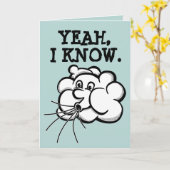 50. GEBURTSTAG, 50 BLOWS FUNNY CARDS KARTE (Gelbe Blume)