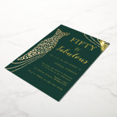 50. Geburtstag, 50. Folieneinladung (Gedreht)