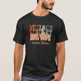 50. Geburtstag 50 Jahre alt 1972 Limited Edition T-Shirt