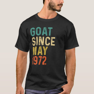 50. Geburtstag 50 Jahre alte Ziege seit Mai 1972 T-Shirt