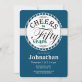 50. Geburtstag - 50 Jahre Einladung (Vorderseite)