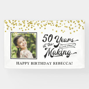 50. Geburtstag 50 JAHRE IM MAKING-Foto Banner