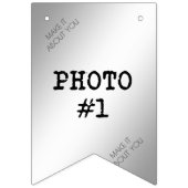 50. Geburtstag | 50 JAHRE IM MAKING | FOTO Wimpelkette (Zweite Fahne)