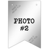 50. Geburtstag | 50 JAHRE IM MAKING | FOTO Wimpelkette (Dritte Fahne)