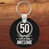 50. Geburtstag (50 Jahre Phantastisch) Schlüsselanhänger (Vorderseite)