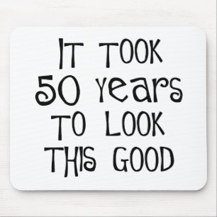 50. Geburtstag, 50 Jahre, zum dieses zu schauen Mousepad
