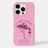 50. Geburtstag 50 und Fabulous Swag Custom Case-Mate iPhone Hülle (Rückseite)