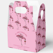 50. Geburtstag 50 und Fabulous Tropical Flamingo Geschenkschachtel (Offen)
