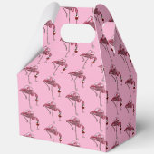 50. Geburtstag 50 und Fabulous Tropical Flamingo Geschenkschachtel (Rückseite)