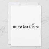 50. Geburtstag abstraktes goldenes Muster Einladung (Rückseite)