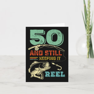 50. Geburtstag Angeln 50 Fischer Mens Pu Karte