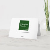 50. Geburtstag Arched Bridge Aquarellmalerei Karte (Rückseite)