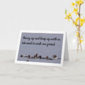 **50. GEBURTSTAG AUS DEM COOLEN GANG KARTE (Gelbe Blume)