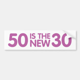 50. Geburtstag Autoaufkleber