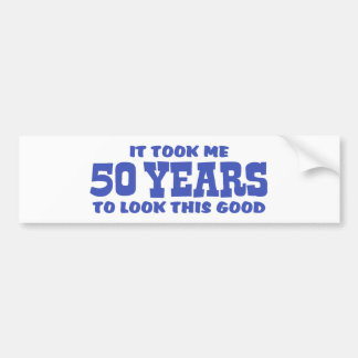 50. Geburtstag Autoaufkleber