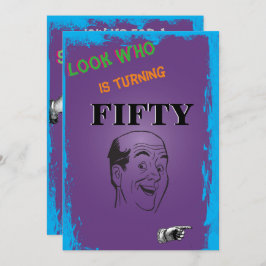 50. Geburtstag Bald Man Überraschung Einladung