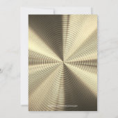 50. Geburtstag Balloons Glitzer | Überraschung Geb Einladung (Rückseite)