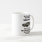 50. Geburtstag Banger Liebe Vintage Car Retro Kaffeetasse (VorderseiteRechts)