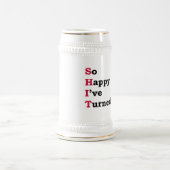 50. Geburtstag Bierglas (Mittel)