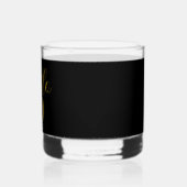 50. Geburtstag Black Gold Geburtstag Whiskyglas (Links)