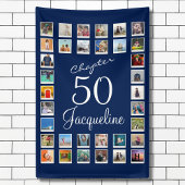 50. Geburtstag Blue Banner