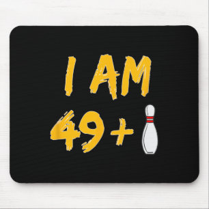 50. Geburtstag Bowling Shirt Funny Bowler Party Gi Mousepad