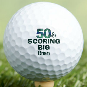 50. Geburtstag Bruder Geschenk Scoring Big Lustig Golfball