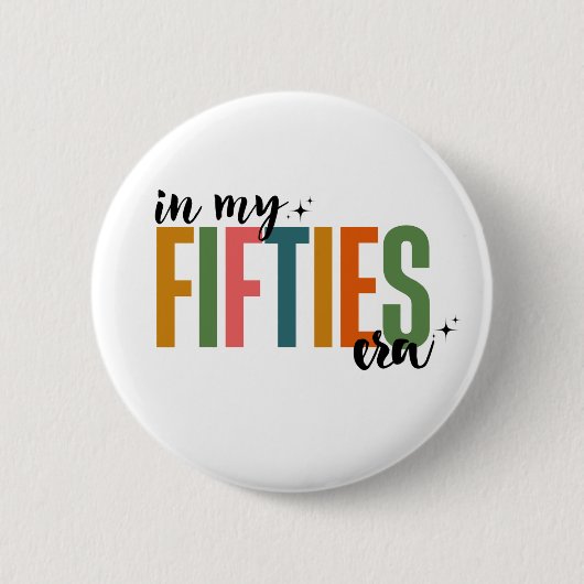 50. Geburtstag Button (Vorderseite)